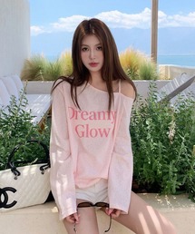 アルファベットプリント長袖Tシャツ