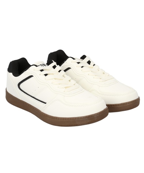 EDWIN（エドウィン）の「EDWIN スニーカー（スニーカー・レディース・アイボリー/ブラック・23cm/23.5cm/24cm/24.5cm）」の2枚目の写真