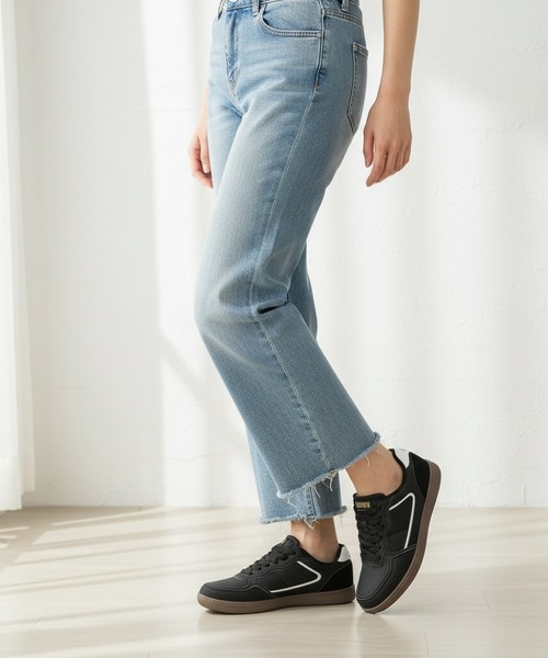 EDWIN（エドウィン）の「EDWIN スニーカー（スニーカー・レディース・アイボリー/ブラック・23cm/23.5cm/24cm/24.5cm）」の11枚目の写真