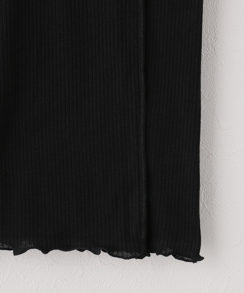 BASERANGE（ベースレンジ）の「【BASERANGE/ベースレンジ】OMATO POLO TEE SHIRT（Tシャツ/カットソー・レディース・ホワイト系その他/ブラック・SMALL）」の5枚目の写真