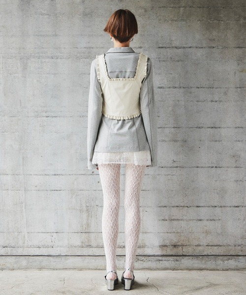 MAISON SPECIAL(メゾンスペシャル)の「【2026Autumn PRE-ORDER】(Yurika Nakano Collaboration) Whipped Cream Bustier/(ナカノユリカコラボ)ホイップクリームビスチェ(その他トップス・レディース・ブラック/ブラウン/ホワイト・36/38)」の6枚目の写真