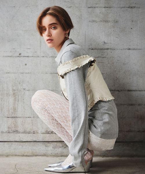 MAISON SPECIAL(メゾンスペシャル)の「【2026Autumn PRE-ORDER】(Yurika Nakano Collaboration) Whipped Cream Bustier/(ナカノユリカコラボ)ホイップクリームビスチェ(その他トップス・レディース・ブラック/ブラウン/ホワイト・36/38)」の8枚目の写真
