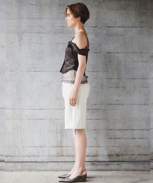 MAISON SPECIAL(メゾンスペシャル)の「【2026Autumn PRE-ORDER】(Yurika Nakano Collaboration) Whipped Cream Bustier/(ナカノユリカコラボ)ホイップクリームビスチェ(その他トップス・レディース・ブラック/ブラウン/ホワイト・36/38)」の22枚目の写真