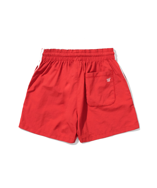 1993STUDIO(1993スタジオ)の「W ナイロン トラック ショートパンツ_レッド(その他パンツ・レディース・その他・SMALL/MEDIUM)」の2枚目の写真