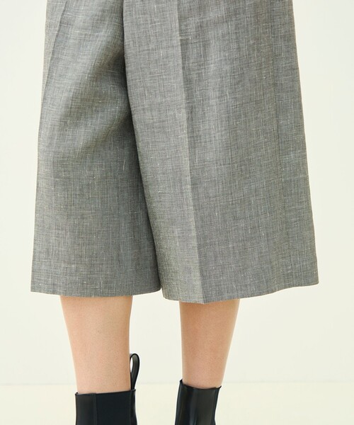 MACPHEE(マカフィー)の「ウールリネンシャークスキン ハーフパンツ(その他パンツ・レディース・ベージュ・36/34)」の9枚目の写真