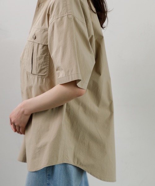 DRIP STUDIO(ドリップスタジオ)の「SAFARI SHIRT(シャツ/ブラウス・レディース・ベージュ/アーミー・00)」の10枚目の写真
