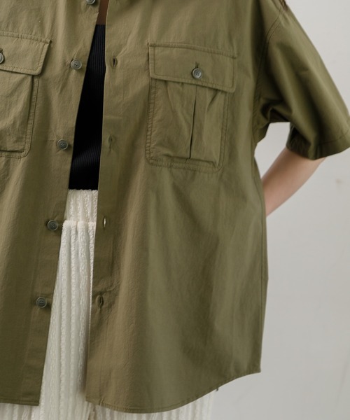 DRIP STUDIO(ドリップスタジオ)の「SAFARI SHIRT(シャツ/ブラウス・レディース・ベージュ/アーミー・00)」の17枚目の写真