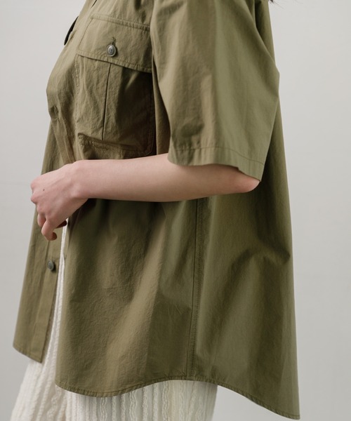 DRIP STUDIO(ドリップスタジオ)の「SAFARI SHIRT(シャツ/ブラウス・レディース・ベージュ/アーミー・00)」の18枚目の写真