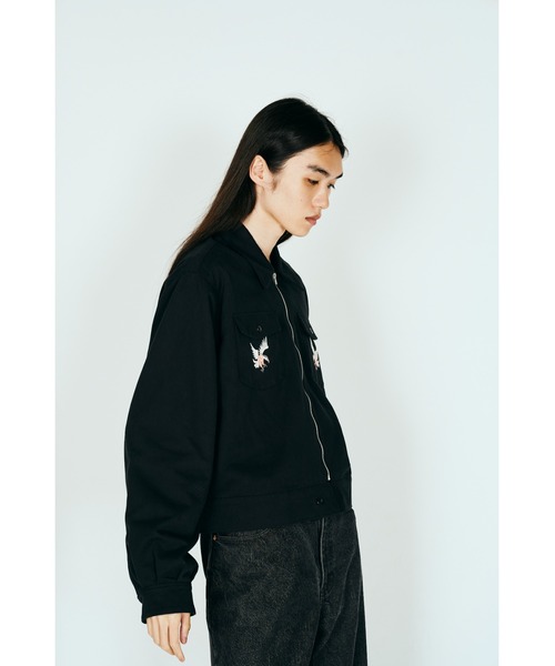 THRIFTY LOOK(スリフティールック)の「THRIFTY LOOK / スリフティールック ROCKABILLY TOUR JACKET ロカビリー ツアージャケット(ブルゾン・メンズ・ブラック系その他/ブラック・SMALL/MEDIUM/LARGE)」の2枚目の写真