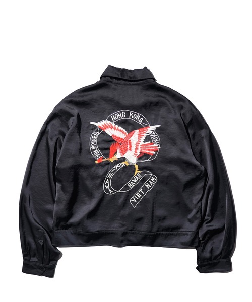 THRIFTY LOOK(スリフティールック)の「THRIFTY LOOK / スリフティールック ROCKABILLY TOUR JACKET ロカビリー ツアージャケット(ブルゾン・メンズ・ブラック系その他/ブラック・SMALL/MEDIUM/LARGE)」の1枚目の写真