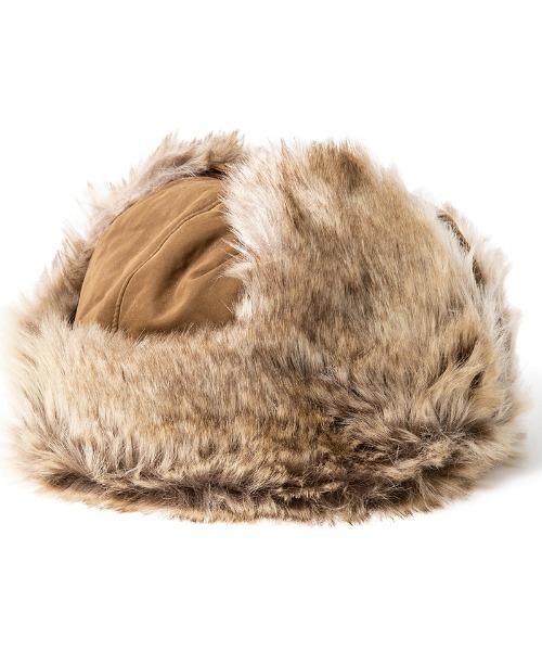 430(フォーサーティ)の「mko13781-AVIATOR CAP フライトキャップ(26-161)(キャップ・メンズ・カーキ/ブラック/ブラウン・FREE)」の5枚目の写真
