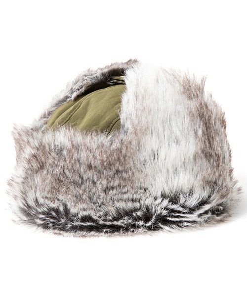 430(フォーサーティ)の「mko13781-AVIATOR CAP フライトキャップ(26-161)(キャップ・メンズ・カーキ/ブラック/ブラウン・FREE)」の7枚目の写真