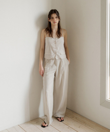 Breeze Tuck Slacks_Beige