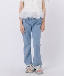 URBAN CHERRY | スカラップレースフレアデニムパンツ(デニムパンツ)