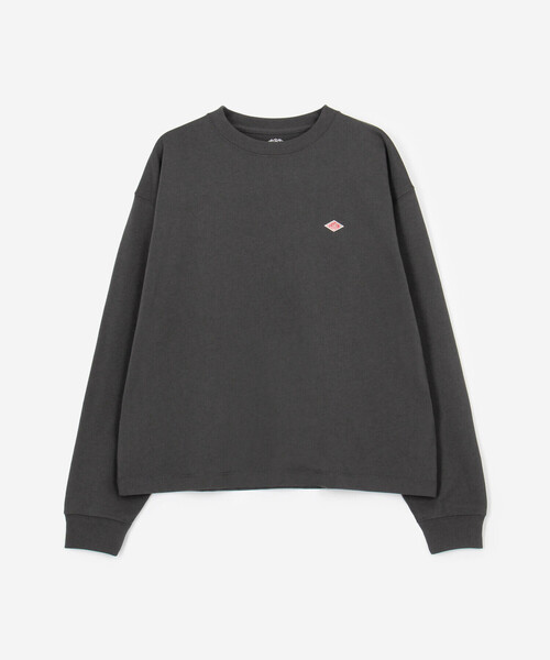 DANTON(ダントン)の「DANTON | クルーネック 長袖Tシャツ SOLID WOMEN(Tシャツ/カットソー・レディース・ブラウン/ダークグレー・M/S)」の3枚目の写真