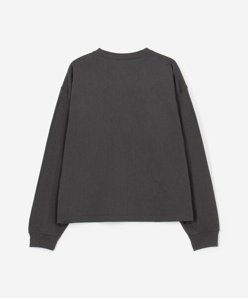 DANTON(ダントン)の「DANTON | クルーネック 長袖Tシャツ SOLID WOMEN(Tシャツ/カットソー・レディース・ブラウン/ダークグレー・M/S)」の4枚目の写真
