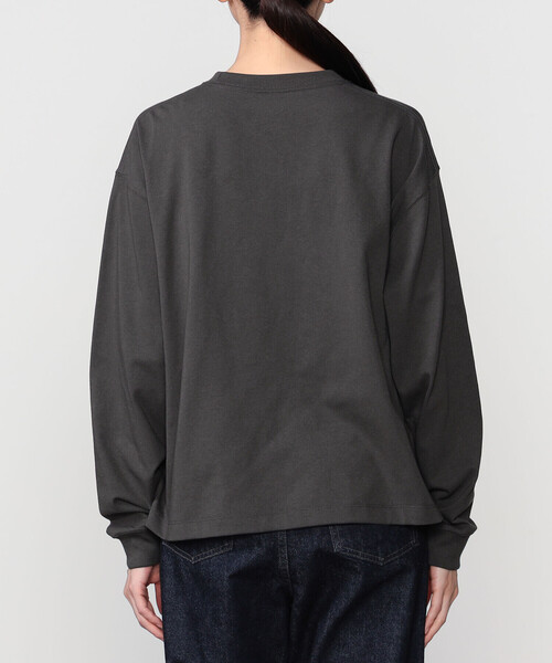 DANTON(ダントン)の「DANTON | クルーネック 長袖Tシャツ SOLID WOMEN(Tシャツ/カットソー・レディース・ブラウン/ダークグレー・M/S)」の11枚目の写真