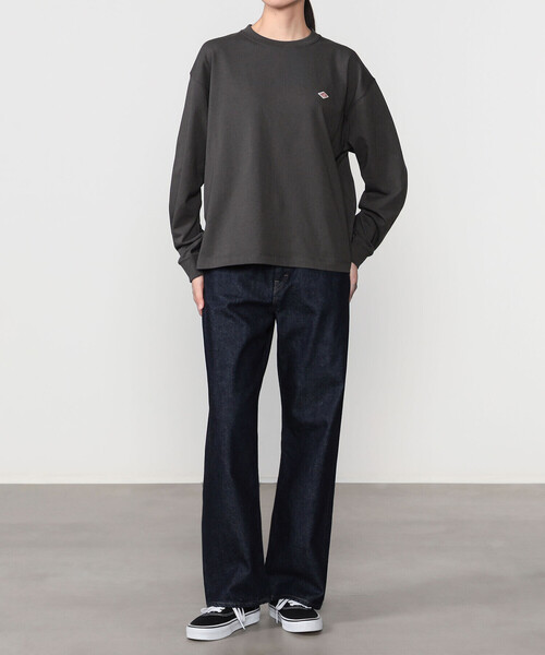 DANTON(ダントン)の「DANTON | クルーネック 長袖Tシャツ SOLID WOMEN(Tシャツ/カットソー・レディース・ブラウン/ダークグレー・M/S)」の12枚目の写真