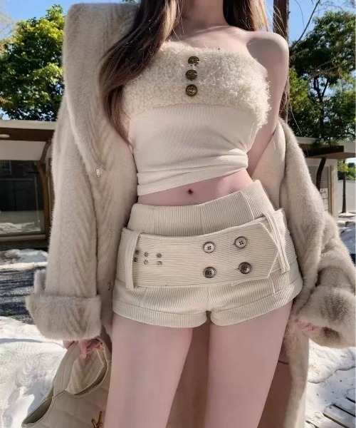 LAMPOON(ランプーン)の「【LAMPOON】コーデュロイショートパンツ(その他パンツ・レディース・ブラウン/ベージュ/ブラック・MEDIUM/LARGE/SMALL)」の9枚目の写真