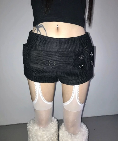 LAMPOON(ランプーン)の「【LAMPOON】コーデュロイショートパンツ(その他パンツ・レディース・ブラウン/ベージュ/ブラック・MEDIUM/LARGE/SMALL)」の13枚目の写真