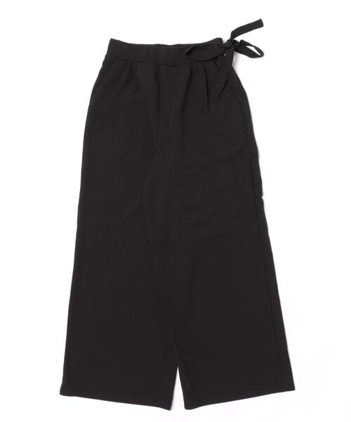 CECIL McBEE(セシルマクビー)の「【CECIL McBEE】ウエストリボンタックパンツ(その他パンツ・レディース・グレー/ブラック・MEDIUM/LARGE)」の1枚目の写真