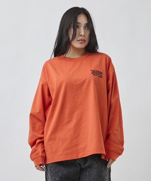 ムラサキスポーツ(ムラサキスポーツ)の「DEAR LAUREL/ディアローレル 長袖 Tシャツ ロンT バックプリント DL26F-2203(Tシャツ/カットソー・メンズ・ブラック/オレンジ/ホワイト・M/L/XL)」の17枚目の写真