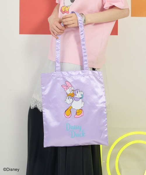 AMERICAN HOLIC(アメリカンホリック)の「【Mickey&Friends】トートBAG(トートバッグ・レディース・ライトイエロー/ピンク/キャメル/ブラウン/シルバー/パープル/ブルー/ネイビー/グリーン・FREE)」の17枚目の写真