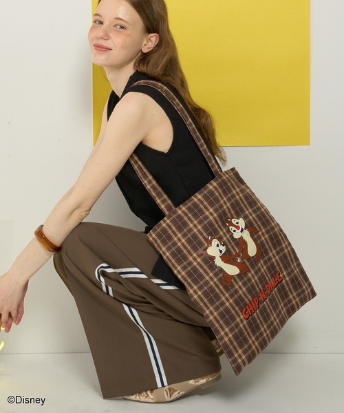 AMERICAN HOLIC(アメリカンホリック)の「【Mickey&Friends】トートBAG(トートバッグ・レディース・ライトイエロー/ピンク/キャメル/ブラウン/シルバー/パープル/ブルー/ネイビー/グリーン・FREE)」の20枚目の写真