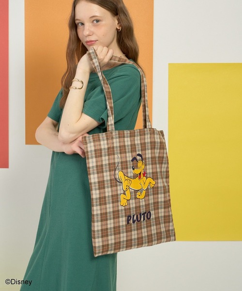 AMERICAN HOLIC(アメリカンホリック)の「【Mickey&Friends】トートBAG(トートバッグ・レディース・ライトイエロー/ピンク/キャメル/ブラウン/シルバー/パープル/ブルー/ネイビー/グリーン・FREE)」の22枚目の写真