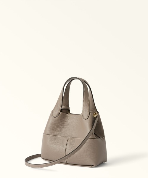 FURLA(フルラ)の「フルラ プリムローズ (Furla Primrose) ミニトートバッグ(ハンドバッグ・レディース・ライトベージュ/モカ・ONE SIZE)」の3枚目の写真