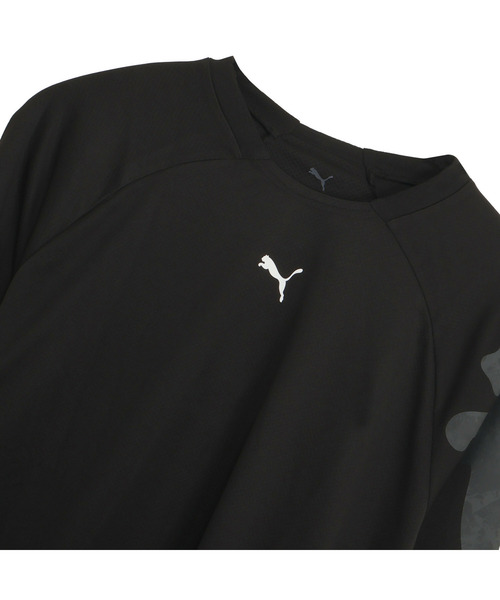 PUMA（プーマ）の「PUMA プーマ メンズ トレーニング ロゴ AOP 長袖 Tシャツ（Tシャツ/カットソー・メンズ・ブラック/グレー/モスグリーン・XX-LARGE/MEDIUM/LARGE/X-LARGE/SMALL）」の7枚目の写真