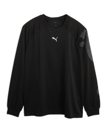 PUMA プーマ メンズ トレーニング ロゴ AOP 長袖 Tシャツ