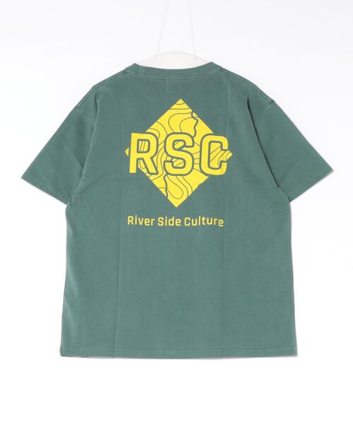 RIVER SIDE CULTURE(リバーサイドカルチャー)の「RIVER SIDE CULTURE / MARCO スケーター T-SHIRT(M4)(Tシャツ/カットソー・メンズ・グリーン/チャコールグレー・MEDIUM/LARGE/X-LARGE)」の4枚目の写真