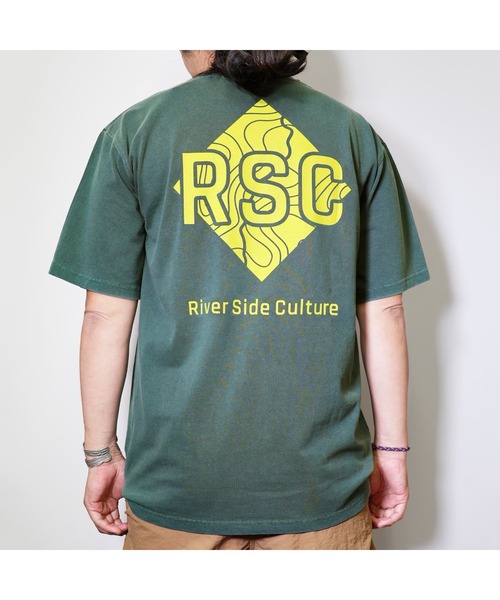 RIVER SIDE CULTURE(リバーサイドカルチャー)の「RIVER SIDE CULTURE / MARCO スケーター T-SHIRT(M4)(Tシャツ/カットソー・メンズ・グリーン/チャコールグレー・MEDIUM/LARGE/X-LARGE)」の6枚目の写真