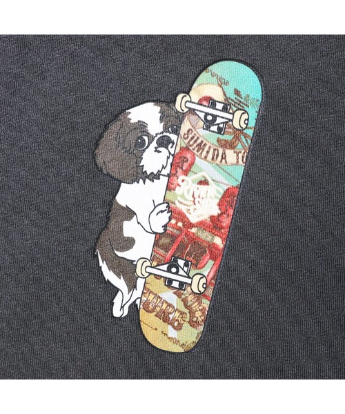 RIVER SIDE CULTURE(リバーサイドカルチャー)の「RIVER SIDE CULTURE / MARCO スケーター T-SHIRT(M4)(Tシャツ/カットソー・メンズ・グリーン/チャコールグレー・MEDIUM/LARGE/X-LARGE)」の8枚目の写真