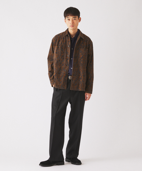 JOURNAL STANDARD relume（ジャーナルスタンダード　レリューム）の「テック ”SOLOTEX(R)” コーデュロイ ウォッシャブル CPOシャツジャケット（シャツ/ブラウス・メンズ・チャコールグレー/ブラック/ブラウン/ベージュ系その他/ダークブルー・SMALL/MEDIUM/LARGE）」の7枚目の写真