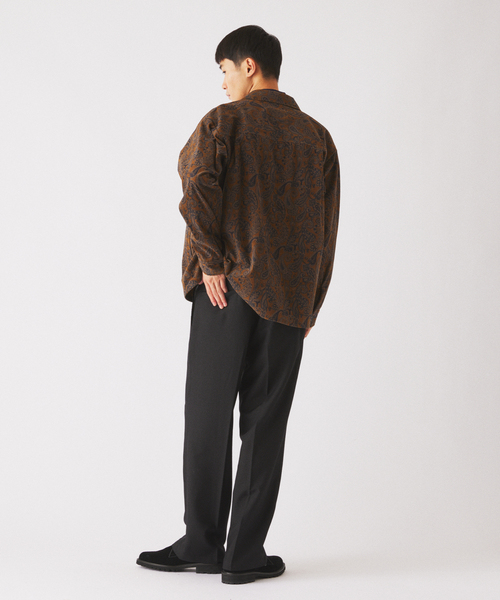 JOURNAL STANDARD relume（ジャーナルスタンダード　レリューム）の「テック ”SOLOTEX(R)” コーデュロイ ウォッシャブル CPOシャツジャケット（シャツ/ブラウス・メンズ・チャコールグレー/ブラック/ブラウン/ベージュ系その他/ダークブルー・SMALL/MEDIUM/LARGE）」の15枚目の写真