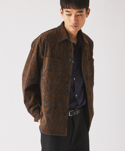 JOURNAL STANDARD relume（ジャーナルスタンダード　レリューム）の「テック ”SOLOTEX(R)” コーデュロイ ウォッシャブル CPOシャツジャケット（シャツ/ブラウス・メンズ・チャコールグレー/ブラック/ブラウン/ベージュ系その他/ダークブルー・SMALL/MEDIUM/LARGE）」の17枚目の写真
