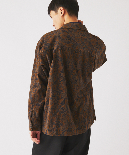 JOURNAL STANDARD relume（ジャーナルスタンダード　レリューム）の「テック ”SOLOTEX(R)” コーデュロイ ウォッシャブル CPOシャツジャケット（シャツ/ブラウス・メンズ・チャコールグレー/ブラック/ブラウン/ベージュ系その他/ダークブルー・SMALL/MEDIUM/LARGE）」の18枚目の写真