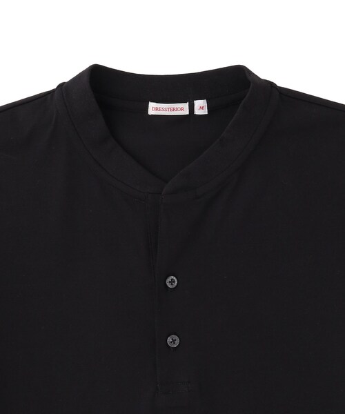 DRESSTERIOR(ドレステリア)の「【接触冷感/抗菌防臭/UVカット】クールクリーンドライコットン ヘンリーネックカットソー(Tシャツ/カットソー・メンズ・ホワイト/ブラック・90/91/92/94)」の18枚目の写真