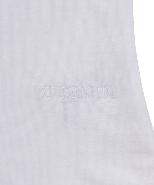 ZIZEMUSEUM(ジゼミュージアム)の「VネックロングスリーブTシャツ(ホワイト)(Tシャツ/カットソー・レディース・その他・MEDIUM/SMALL)」の4枚目の写真