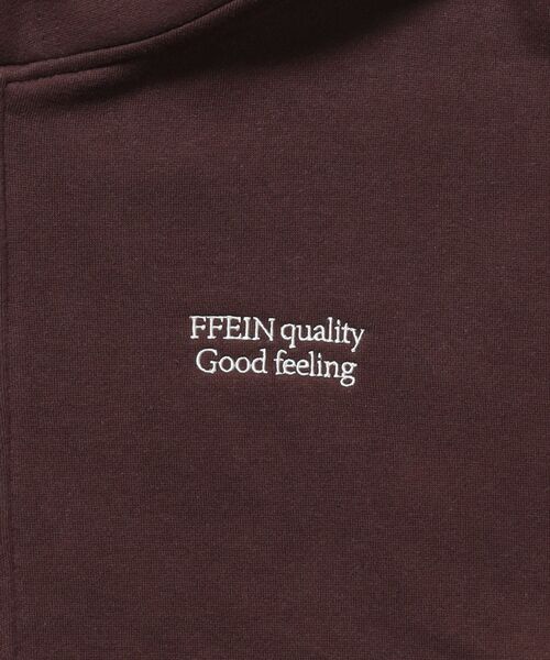 FFEIN(フェイン)の「【FFEIN】ヘビーウエイトフード刺繍ロゴ立体フードジップパーカー / パーカー 裏起毛 ジップ 刺繍 ロゴ フーディ ダブルジップ(パーカー・メンズ・ダークブラウン/ネイビー/ブラック/アッシュグレー・SMALL/MEDIUM/LARGE)」の15枚目の写真