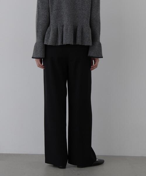 N.(N. Natural Beauty Basic)(エヌエヌナチュラルビューティーベーシック)の「タックワイドパンツ(その他パンツ・レディース・ブラウン/ブラック/オフホワイト・MEDIUM/SMALL)」の10枚目の写真