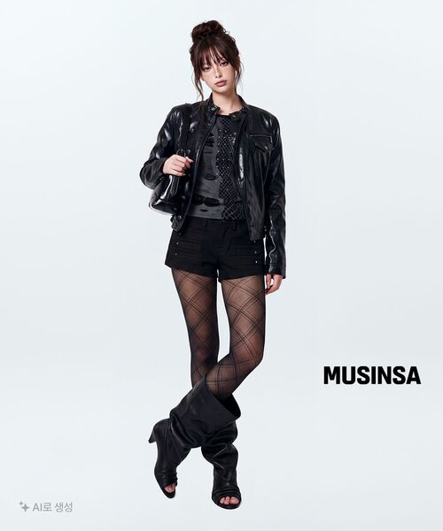 FANCY CLUB(ファンシークラブ)の「ウェブスタッド オフショルダー (BLACK) F26ZB525(Tシャツ/カットソー・レディース・その他・FREE)」の7枚目の写真