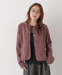 金ボタン」に該当するノーカラージャケットファッション通販 - ZOZOTOWN