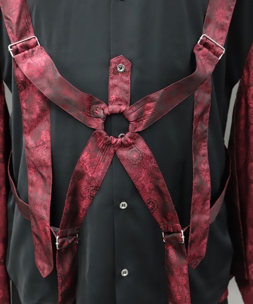 axes femme(アクシーズファム)の「パラシュート和袖シャツ(シャツ/ブラウス・レディース・レッドパープル/ブラック・MEDIUM/LARGE)」の6枚目の写真