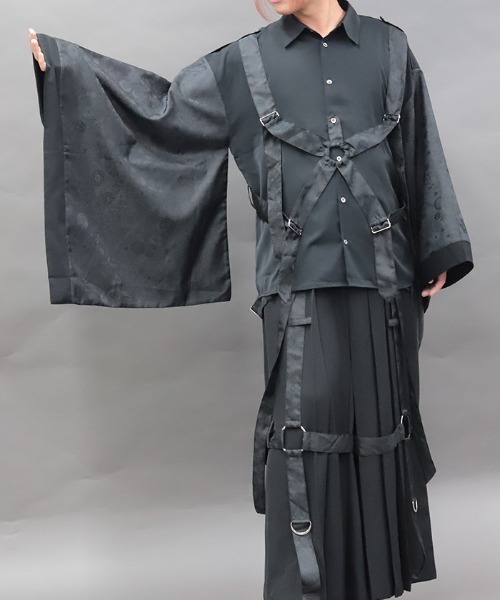 axes femme(アクシーズファム)の「パラシュート和袖シャツ(シャツ/ブラウス・レディース・レッドパープル/ブラック・MEDIUM/LARGE)」の15枚目の写真