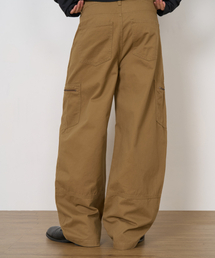 ウォッシュドカーブCARGOホットパンツ (BEIGE)