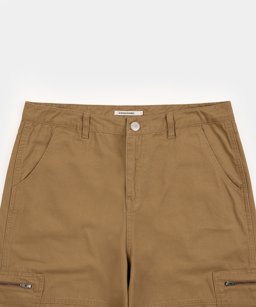 EXCONTAINER(エックスコンテナ)の「ウォッシュドカーブCARGOホットパンツ (BEIGE)(その他パンツ・メンズ・その他・SMALL/MEDIUM/LARGE/X-LARGE)」の4枚目の写真