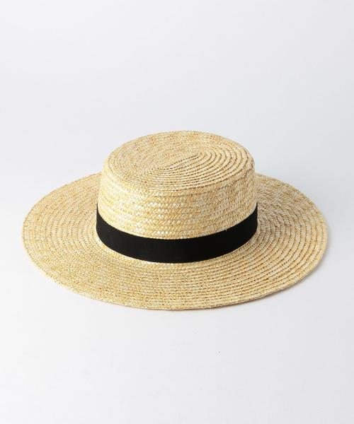 BEAUTY&YOUTH UNITED ARROWS（ビューティーアンドユースユナイテッドアローズ）の「＜FERRUCCIO VECCHI＞カンカンハット◆（ハット・レディース・ベージュ/ホワイト・FREE）」の3枚目の写真